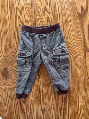 Tea Cargo Pants - Brown Herringbone